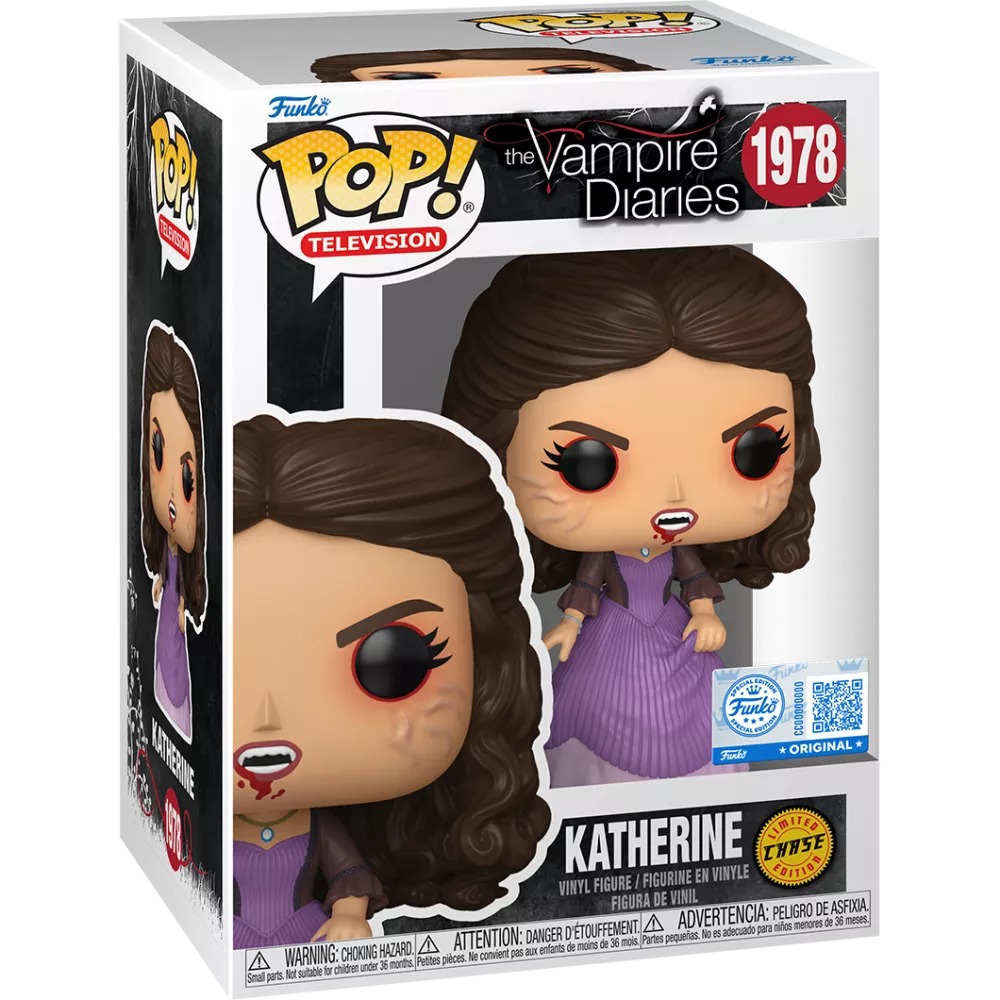 Caja Funko Pop Katherine Pierce Blood Thirsty Chase Vampire Diaries #1978 Caja Funko Pop Katherine Pierce Blood Thirsty Chase Vampire Diaries #1978