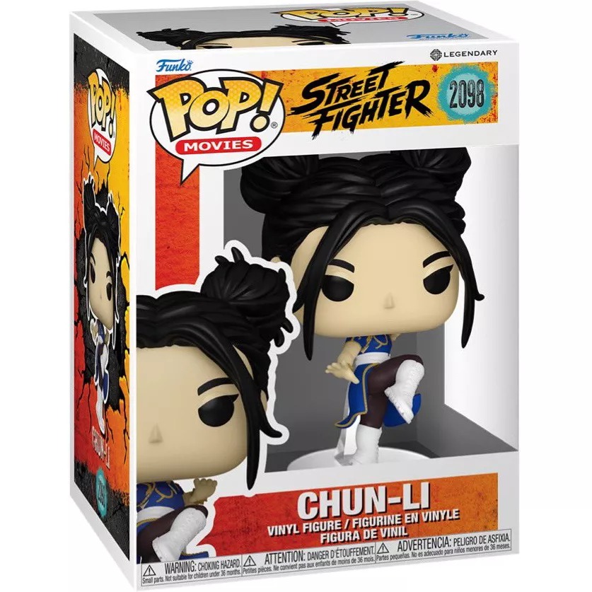 Funko Pop Chun-Li 2098 Street Fighter película en caja Funko Pop Chun-Li 2098 Street Fighter película en caja